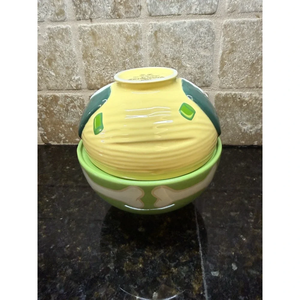 2024 Disney Parks Pluto Munchlings Ramen Bowl‎ Set Stoneware Bones Dog